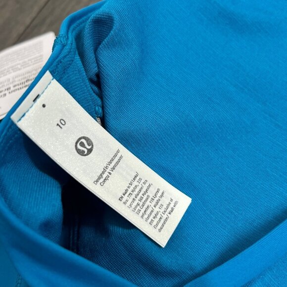 Lululemon NWT Energy Longline Bra *Medium Support, B–D Cups Hawaiian Blue - Picture 6 of 9